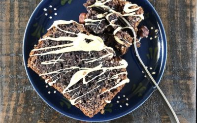 Jam Cake with toasted Hazelnuts (vegan)